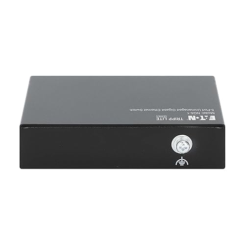Tripp Lite Series 5-Port Desktop Unmanaged Gigabit Ethernet Network Switch, Metal Enclosure, Plug-and-Play, Ethernet Splitter, Auto-Negotiable, Wall Mount Option, 3-Year Warranty (NG5-1)