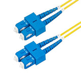 StarTech.com 2m (6.6ft) SC to SC (UPC) OS2 Single Mode Duplex Fiber Optic Cable, 9/125, 40G/100G, LSZH Jumper Cord