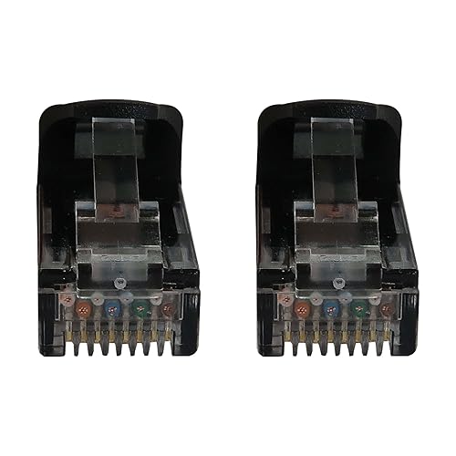Tripp Lite Cat6a 10G Ethernet Cable, Snagless Molded UTP Network Patch Cable (RJ45 M/M), Black, 6 inches / 15.2 Centimeters, Manufacturer's Warranty (N261-06N-BK)