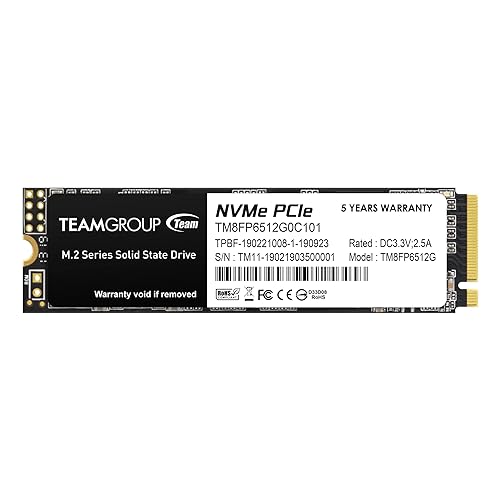 Teamgroup Team M.2-2280 Pci-e Gen3x4 Mp33 512gb Retail Tm8fp6512g0c101