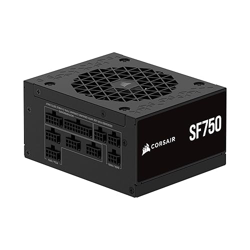 CORSAIR SF750 (2024) Fully Modular Low Noise 80 Plus Platinum ATX Power Supply – ATX 3.1 Compliant – PCIe 5.1 Ready – SFX-to-ATX Bracket Included – Black SF (ATX 3.1 & PCIe 5.1) 750 Watts