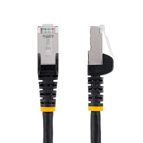 StarTech.com 100ft Black CAT6a Ethernet Cable, Snagless RJ45, 10GbE, 100W PoE++, S/FTP, 500MHz, 27AWG Pure Bare Copper, LSZH