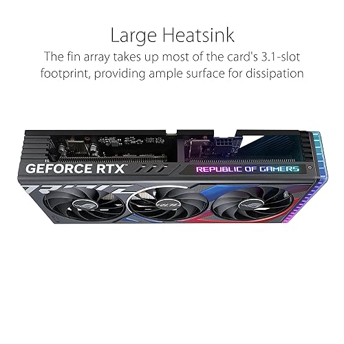 ASUS ROG Strix GeForce RTX™ 4060 Ti OC Edition Gaming Graphics Card (PCIe 4.0, 16GB GDDR6, DLSS 3, HDMI 2.1a, DisplayPort 1.4a, Aura Sync)