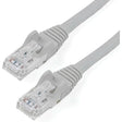 StarTech.com Cat6 Patch Cable – 9 ft – Gray Ethernet Cable – Snagless RJ45 Cable – Ethernet Cord – Cat 6 Cable – 9ft (N6PATCH9GR) Gray 9 ft / 2.74 m