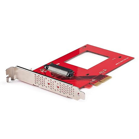 StarTech.com U.3 to PCIe Adapter Card - PCIe 4.0 x4 Adapter for 2.5" U.3 NVMe SSDs - SFF-TA-1001 PCI Express Add-in Card - TAA Compliant (PEX4SFF8639U3)