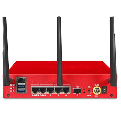 WatchGuard Firebox T145-W with 1 Year Basic Security Suite - Wi-Fi 7 Firewall, 2.5Gb, 1Gb & SFP Ports, Enterprise Security for Retail & Branch Locations (WGT146031)