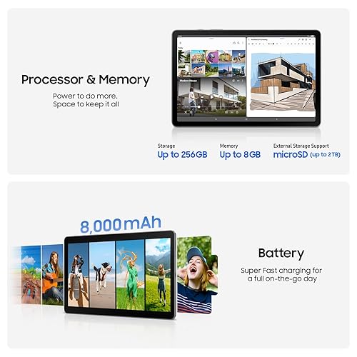 Samsung Galaxy Tab S10 Lite (CAD Version & Warranty) - Graphite, 128GB, 10.9 Android Tablet, AI Assistant, 8000mAh Battery, S Pen Inlcuded 128GB Graphite Tablet Only