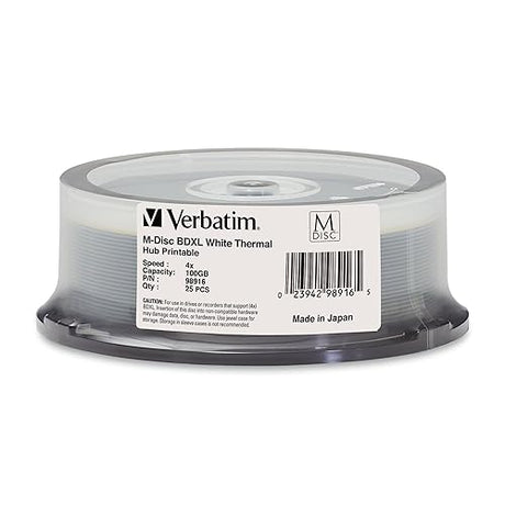 Verbatim M-Disc - BD-R XL X 25 - 100 GB - Storage