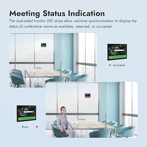ROCWARE RT13 Touch Panel for Room Scheduling and Meeting Control