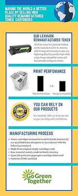 Best Compatible 51B1000 Toner Cartridge for use in Lexmark MS317/MS417/MS517/MS617/MX317/MX417/MX517/MX617