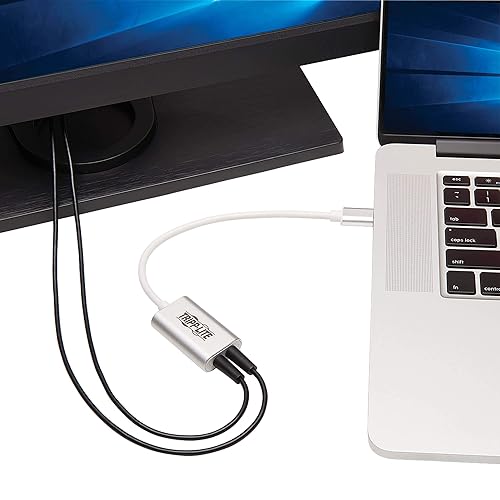 Tripp Lite USB C to 3.5mm Stero Audio Adapter for Microphone Headphones (U437-002)