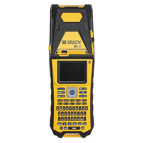 Brady M610 Handheld Label Maker. Durability Meets The widest Range of Data Entry Options., Yellow, Gray Large Maker M610