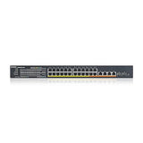 Zyxel 24-Port PoE Multi-Gigabit Ethernet Switch | Smart-L2+ Managed | 20x PoE+ | 8X PoE++ @700W | 2X 10G RJ45 | 2X 10G SFP+ | Nebula Cloud Optional| Rackmount [XMG1930-30HP] 24-Port | Smart Managed | PoE++