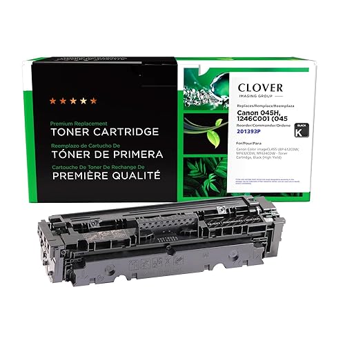 Clover Remanufactured High Yield Toner Cartridge Replacement for Canon 045H (1246C001) | Black