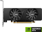 MSI Gaming RTX 3050 LP 6G OC Graphics Card (NVIDIA RTX 3050, 96-Bit, Boost Clock: 1492 MHz, 6GB GDDR6 14 Gbps, HDMI/DP, Ampere Architecture)