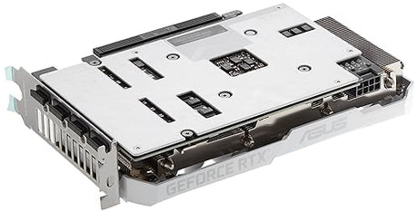 ASUS Dual GeForce RTX™ 3060 White OC Edition 12GB GDDR6 (PCIe 4.0, 12GB GDDR6, HDMI 2.1, DisplayPort 1.4a, 2-Slot Design, Axial-tech Fan Design, 0dB Technology, and More) RTX 30 Series Dual Fans DUAL-RTX3060-O12G-WHITE
