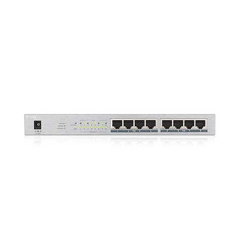 Zyxel 8 Port Gigabit Ethernet Unmanaged POE+ Switch | 8 x PoE+ @ 60W | Plug & Play | Sturdy Metal w/Shielded Ports | Desktop or Wall-Mount | Fanless Ethernet Splitter | GS1008HP Information Not Available