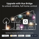 Philips Hue Lightguide TR125 Triangle Smart LED Bulb – Handblown Glass - Color Changing Light - Works with Amazon Alexa, Apple HomeKit and Google Assistant - Bluetooth and Hue Bridge Compatible