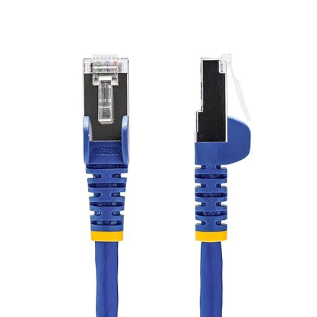 StarTech.com 10ft Blue CAT8 Ethernet Cable, Snagless RJ45, 25G/40G, 2000MHz, 100W PoE++, S/FTP, 26AWG Pure Bare Copper, LSZH
