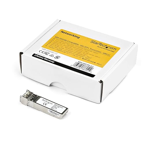 StarTech.com Cisco SFP-10G-ZR-S Compatible SFP+ Module - 10GBASE-ZR - 10GbE Single Mode Fiber SMF Optic Transceiver - 10GbE SFP+ LC 80km - 1550nm - DDM Cisco ASR9000, ASR1000 (SFP-10G-ZR-S-ST)