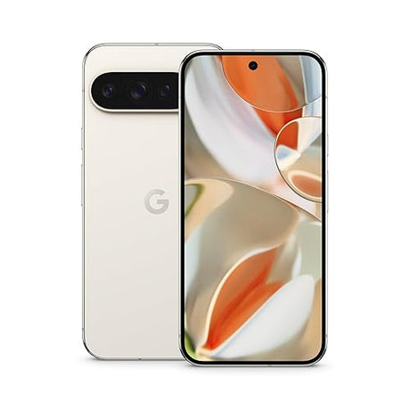 Google Pixel 9 Pro XL - Unlocked Android Smartphone with Gemini, Triple Rear Camera System, 24-Hour Battery, and 6.8 Super Actua Display - Porcelain - 128 GB Porcelain 128GB Pixel 9 Pro XL (Phone Only)