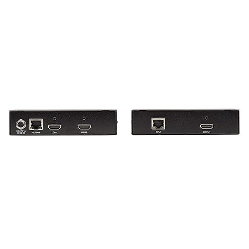 Tripp Lite HDMI Over Cat6 Extender Kit w/Power Over Cable 4K@60Hz 4:4:4 (B127E-1A1-HH), 300 Feet