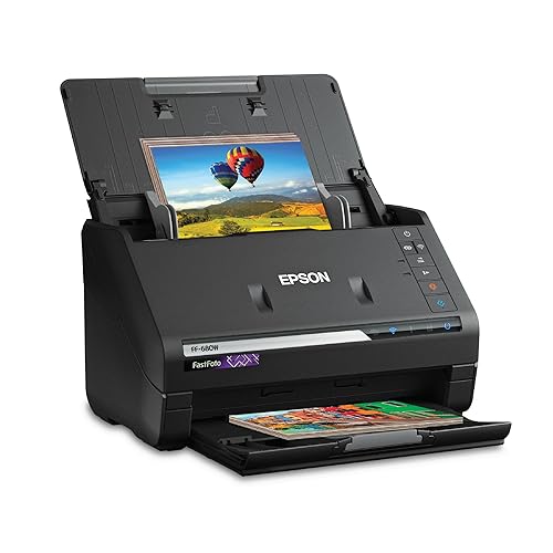 Epson Fastfoto Ff-680w Wireless High-speed Photo and Document Scanning System,black