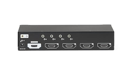 Black Box 1x4 HDMI Splitter with Audio