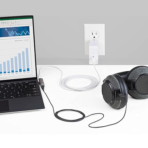 StarTech.com USB C Audio & Charge Adapter - USB-C Audio Adapter w/USB-C Audio Headphone/Headset Port and 60W USB Type-C Power Delivery Pass-Through Charger - for USB-C Phone/Tablet/Laptop (CDP2CAPDM)