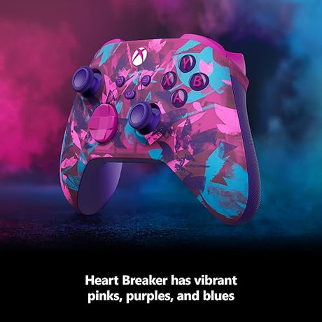 Xbox Wireless Controller Heart Breaker Special Edition - Wireless & Bluetooth Connectivity - New Hybrid D-Pad - New Share Button - Featuring Textured Grip
