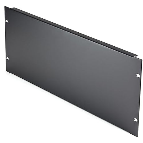 StarTech.com 4U Blank Panel for 19 inch Rack - Rack Mount Blanking Panel for Server/Network Racks, Enclosures & Cabinets - 4RU Rack Filler Panel/Spacer/Plates - Solid Panel - Steel (RKPNL4U)