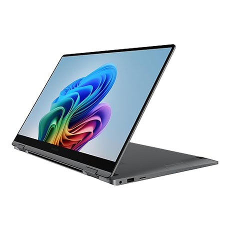 SAMSUNG 15.6 Galaxy Book5 360 Copilot+ PC, AI Business Laptop, Windows 11 Pro, Intel Core Ultra 7 Processor 256V, FHD AMOLED Touchscreen, 16GB/512GB, 2025 Model, NP754QHA-KA2US, Gray Intel Core Ultra 7 Processor 256V 15.6 Inch Business PC Gray