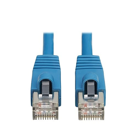 Tripp Lite Cat8 40G PoE Shielded Ethernet Cable, 32.8 Feet / 10 Meters, Flame-Resistant LSZH Jacket, Power Over Ethernet, Snagless RJ45, SSTP, Male-to-Male, Blue, (N272L-F10M-BL)