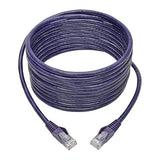 Tripp Lite N201-015-PU 15' Cat6 Gigabit Ethernet Snagless Molded Patch Cable UTP Purple RJ45 M/M 15' 15-ft. Purple