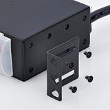 StarTech.com 12-Outlet Rackmount PDU, 1U Server Power Strip, Wide-Spaced Right-Angle Ports, Mounted Power Distribution Unit