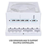 Lian Li Edge Series-1000W Full Modular Power Supply-80 PLUS Platinum-ATX 3.0, 3.1-PCIE 5.1-L-Shape Design for Dual Chamber Case-120mm FDB Fan-Supports up to 4X USB Devices-White (EG1000WE.US)