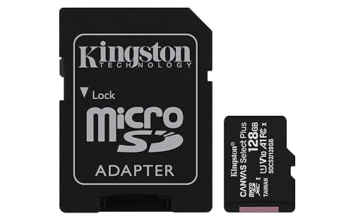 Kingston 128GB microSDXC Canvas Select Plus 100MB/s Read A1 Class