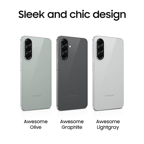 Samsung Galaxy A56 5G Cell Phone, 128GB AI Smartphone, Unlocked Android, AI Photo Edits, Large Screen, Long Battery Life, 2025, US 1 Yr Manufacturer Warranty, Awesome Graphite Graphite 128GB
