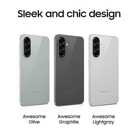 Samsung Galaxy A56 5G Cell Phone, 128GB AI Smartphone, Unlocked Android, AI Photo Edits, Large Screen, Long Battery Life, 2025, US 1 Yr Manufacturer Warranty, Awesome Graphite Graphite 128GB