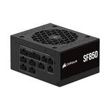 CORSAIR SF850 (2024) Fully Modular Low Noise 80 Plus Platinum ATX Power Supply – ATX 3.1 Compliant – PCIe 5.1 Ready – SFX-to-ATX Bracket Included – Black SF (ATX 3.1 & PCIe 5.1) 850 Watts