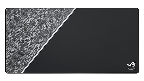 ASUS ROG Sheath Black Mouse Pad | Extra-Large Gaming Surface Mouse Pad | Pixel Precise Tracking | Anti-Fray Stitched Edges and Non-Slip Rubber Base (35.4 x 17.3 inches)