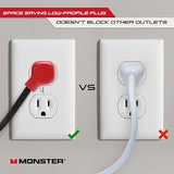 300J Surge Protector 3 Grounded Outlets with a 6’ Nylon Braided Extension Cord