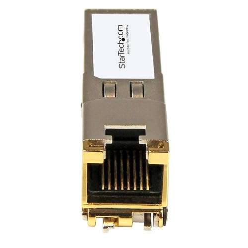 StarTech.com Extreme Networks 10338 Compatible SFP+ Module - 1000BASE-T - SFP+ to RJ45 Cat6/Cat5e - 10GE Gigabit Ethernet SFP+ - RJ-45 30m - (10338-ST)