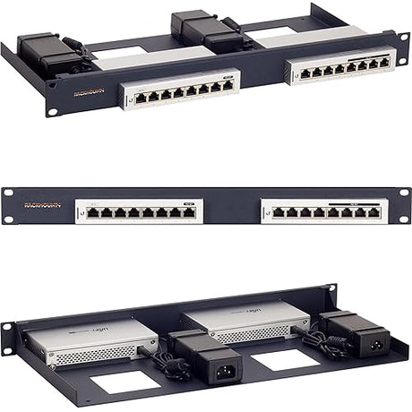 R RACKMOUNT·IT | RM-UB-T1 | Rack Mounting Kit for Ubiquiti UniFi Switch 8 & 8-60W