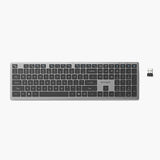 Kensington KB535 Wireless Keyboard, Bluetooth & 2.4GHz Connection, Full-Size Layout, Quiet Scissor-Switch Keys, Programmable, Copilot Hotkey, Compatible with Windows, Black (K75408NA) Full size Wireless
