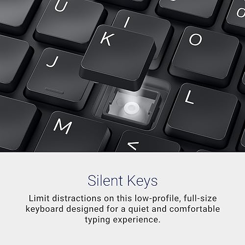 Dell KB525C Wired Collaboration Keyboard - USB-C & USB-A Versatile connectivity, 15 Programmable Shortcuts Keys, Collaboration Keys - Zoom & Microsoft Teams, Copilot Key, Silent Keys - Black