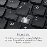 Dell KB525C Wired Collaboration Keyboard - USB-C & USB-A Versatile connectivity, 15 Programmable Shortcuts Keys, Collaboration Keys - Zoom & Microsoft Teams, Copilot Key, Silent Keys - Black