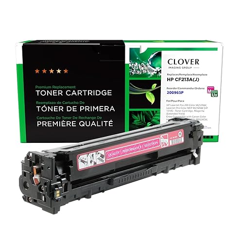 Clover Remanufactured Extended Yield Toner Cartridge Replacement for HP CF213A | Magenta