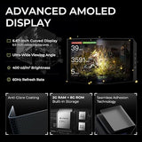 TRYX Panorama WB CPU Water Block, Curved 2K AMOLED Display, Microchannel Fins, Copper Base, G1/4” Threaded Outlet, VRM Fan, Intel LGA 1851/1700 AMD AM5/AM4 Black