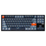 Adesso EasyTouch 1100 Compact Mechanical RGB Keyboard, Wired/Wireless/Bluetooth, QMK/VIA, Multi-OS, Hot-Swappable, Gasket Mount, Red Switches, Copilot AI Hotkey